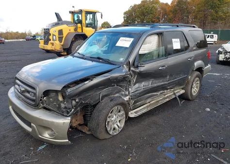 2004 Toyota Sequoia Sr5 V8 from USA, damaged, VIN 5TDBT44A24S231317